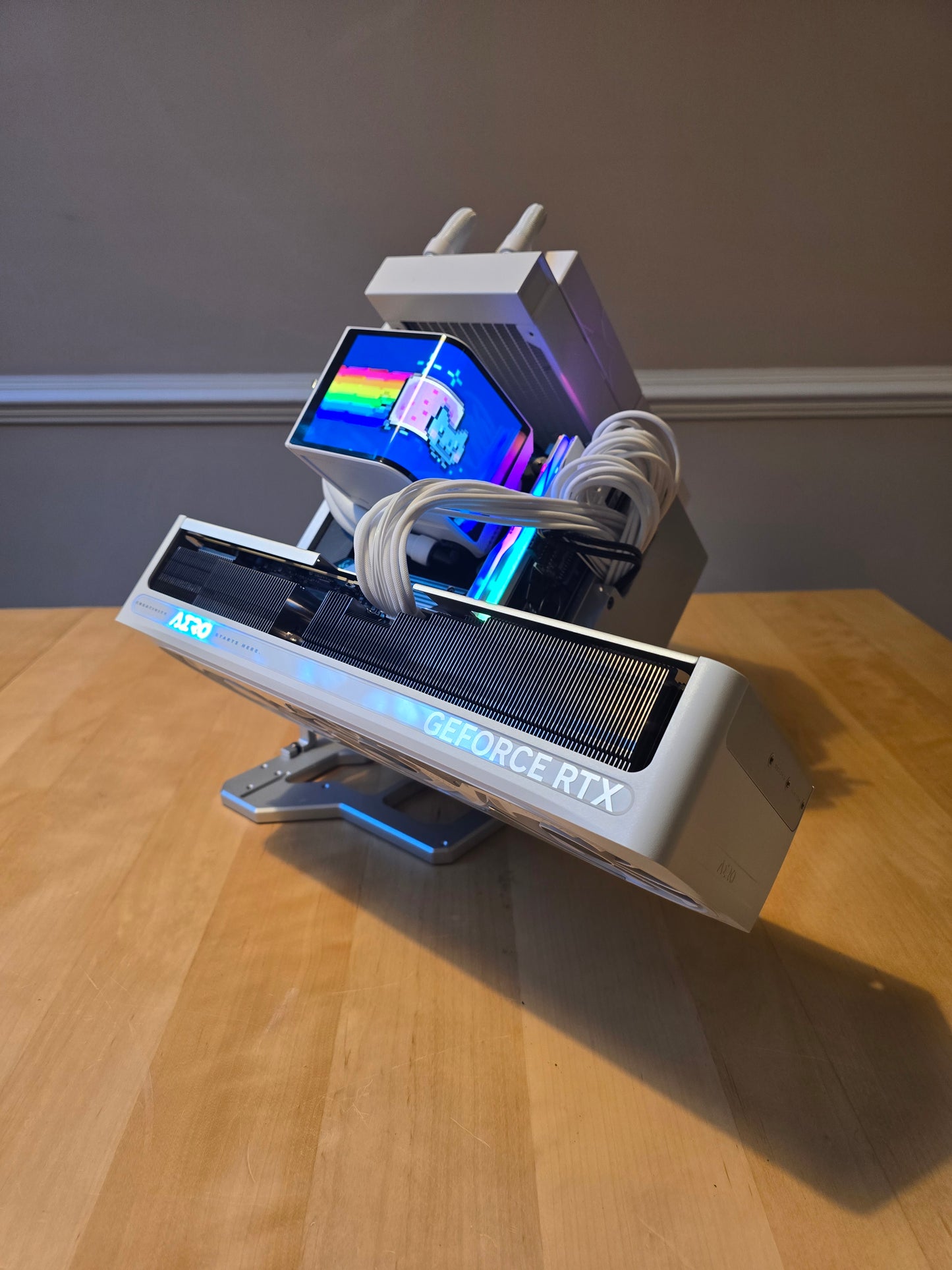 1440p/4K "Silver Monster X3D" Skeleton Case | Eats through Esports and AAA titles! | Nvidia RTX 5070Ti